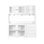 Grande mobile dispensa credenza da cucina indipendente con 4 cassetti e armadietto contenitore