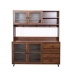Grande mobile dispensa credenza da cucina indipendente con 4 cassetti e armadietto contenitore