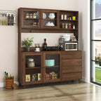 Grande mobile dispensa credenza da cucina indipendente con 4 cassetti e armadietto contenitore