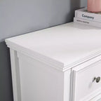Cassettiera Moderna a 7 Cassetti, Mobile a 7 Cassetti, Organizzatori Armadio con Cassetti, Mobile Contenitore Vestiti, Bianco