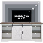 Mobile TV rustico da 66" per televisori fino a 75 pollici