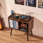 Mobile per Giradischi con Spazio per Contenere Fino a 100 Album in Vinile