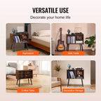 Mobile per Giradischi con Spazio per Contenere Fino a 100 Album in Vinile