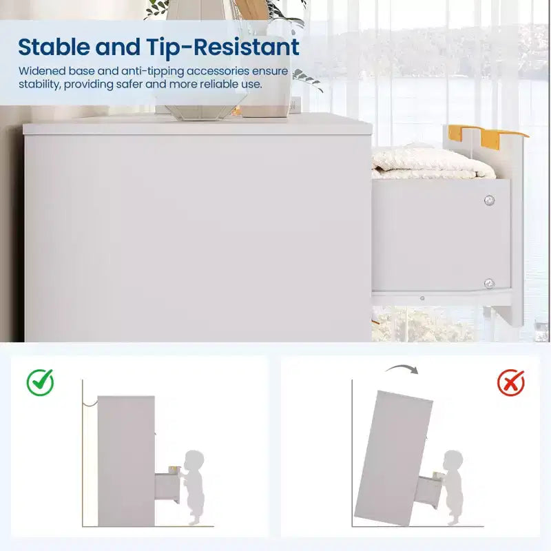 Cassettiera scanalata per camera da letto, comò doppio a 10 cassetti con maniglie dorate, mobile moderno per camera da letto e organizzazione dell'armadio