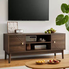 43 Inch Modern TV Stand for 32-45 Inch TVs, Media Console with Storage & Cable Management, Entertainment Center
