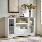 51 inch Sideboard Buffet Cabinet with Drawers, Doors, and Adjustable Shelves
