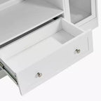Credenza a buffet da 51 pollici con cassetti, ante e ripiani regolabili