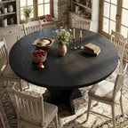 Tavolo da pranzo ovale allungabile per 4-8 persone, tavolo da cucina in stile rustico, piano espandibile da 120-160 cm, struttura robusta in metallo, design salvaspazio
