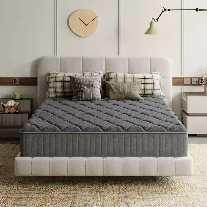 Novilla 6 8 Inch Medium Hybrid Mattresses with Bonnell Spring and Gel Memory Foam for Cool Night Sleep, Pressure Relief