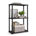 VASAGLE Superfast Toolless Assembly, 3-Tier Shelf for Living Room, Standing Shelf, Bookshelf, 9.4 x 15 x 27.8 Inches