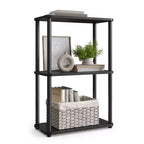 VASAGLE Superfast Toolless Assembly, 3-Tier Shelf for Living Room, Standing Shelf, Bookshelf, 9.4 x 15 x 27.8 Inches