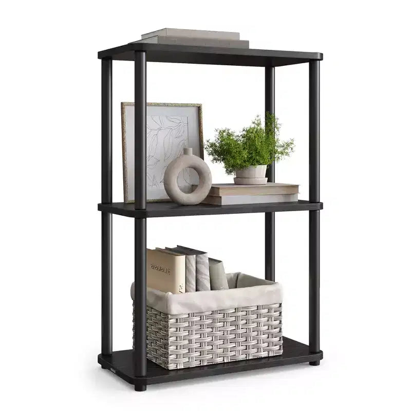 VASAGLE Superfast Toolless Assembly, 3-Tier Shelf for Living Room, Standing Shelf, Bookshelf, 9.4 x 15 x 27.8 Inches