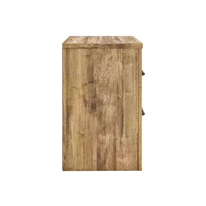 Comodino a due cassetti dal design classico
