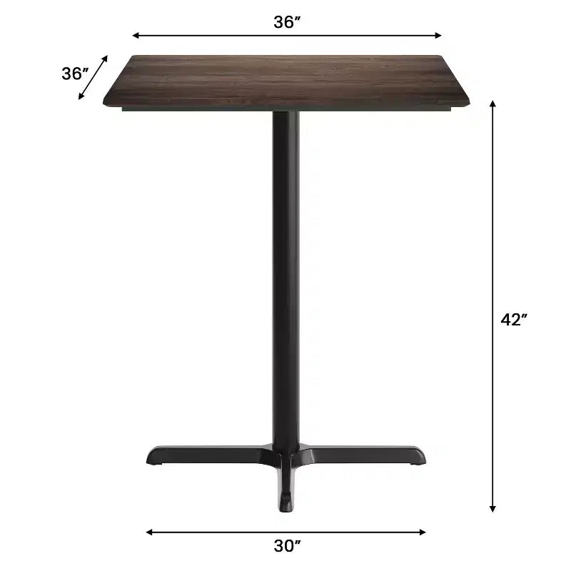Tavolo a Altezza Bar con Tecnologia HPL TopGuard e Superficie del Piano Resistente
