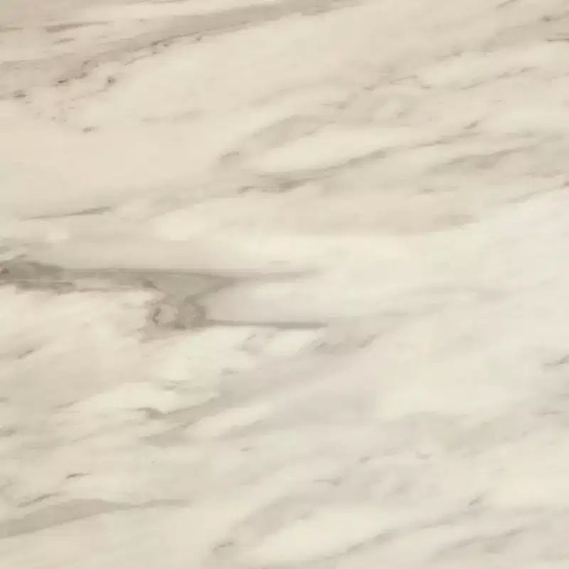 Set da pranzo rotondo moderno di metà secolo a 5 pezzi con piano in finto marmo, 4 posti a sedere