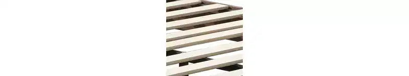 Struttura letto con piattaforma dal design coordinato